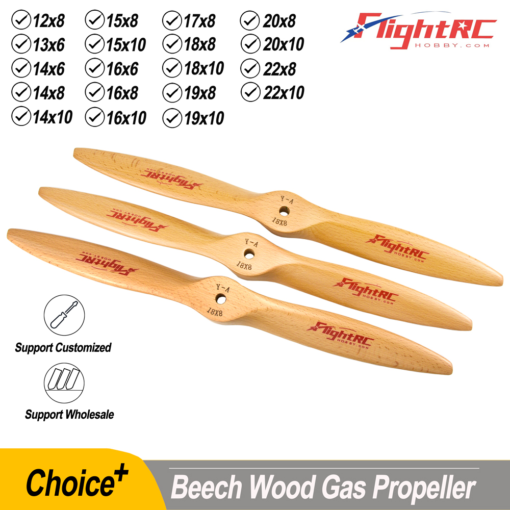 Rc Helicopter Bag - 1Pc Wooden Beech Propeller CW Prop