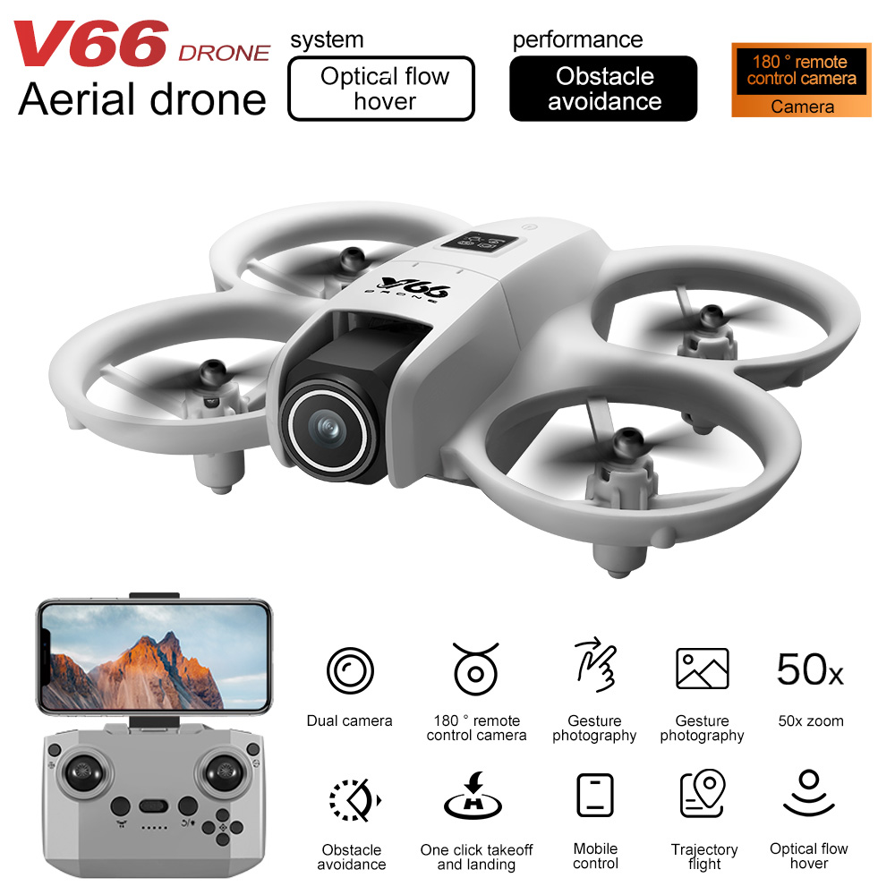 New V66 Mini Drone HD Camera 4 - Rc Helicopter Case avis et prix