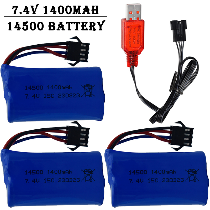 7.4V 1400mAh 14500 lithium-ion - Rc Helicopter Charger avis et prix