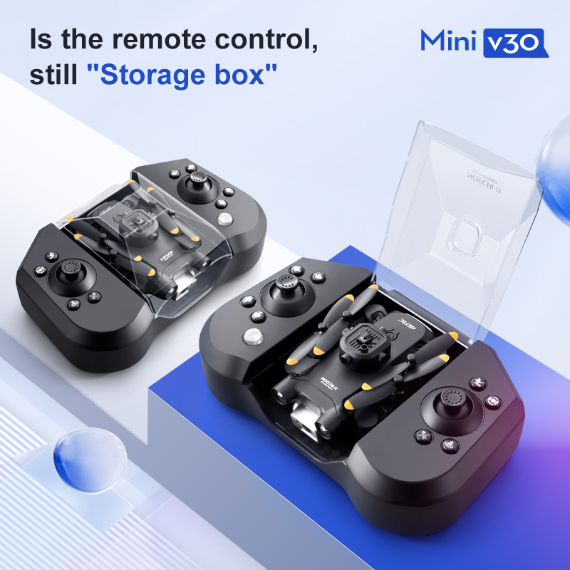 Mini V30 WiFi FPV Drone With 4 - Rc Helicopter Case avis et prix