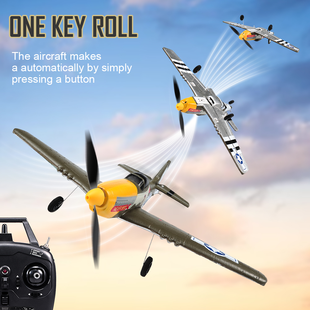 RC Plane P51 Mustang 2.4G Radi - Rc Helicopter Large avis et prix