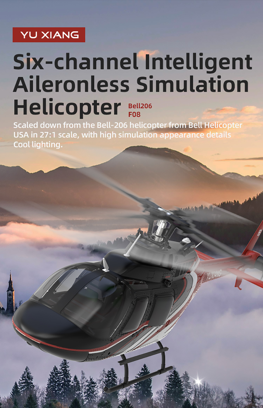 YU XIANG RC Airplane 2.4G 6CH  - Rc Helicopter Gyro avis et prix