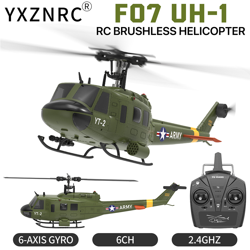 YUXIANG F07 UH-1 Aileronless H - Rc Helicopter Gyro avis et prix