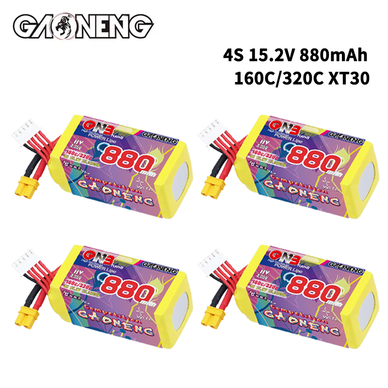 GNB 4S 880mAh 15.2V 160C/320C  - Rc Helicopter Battery avis et prix