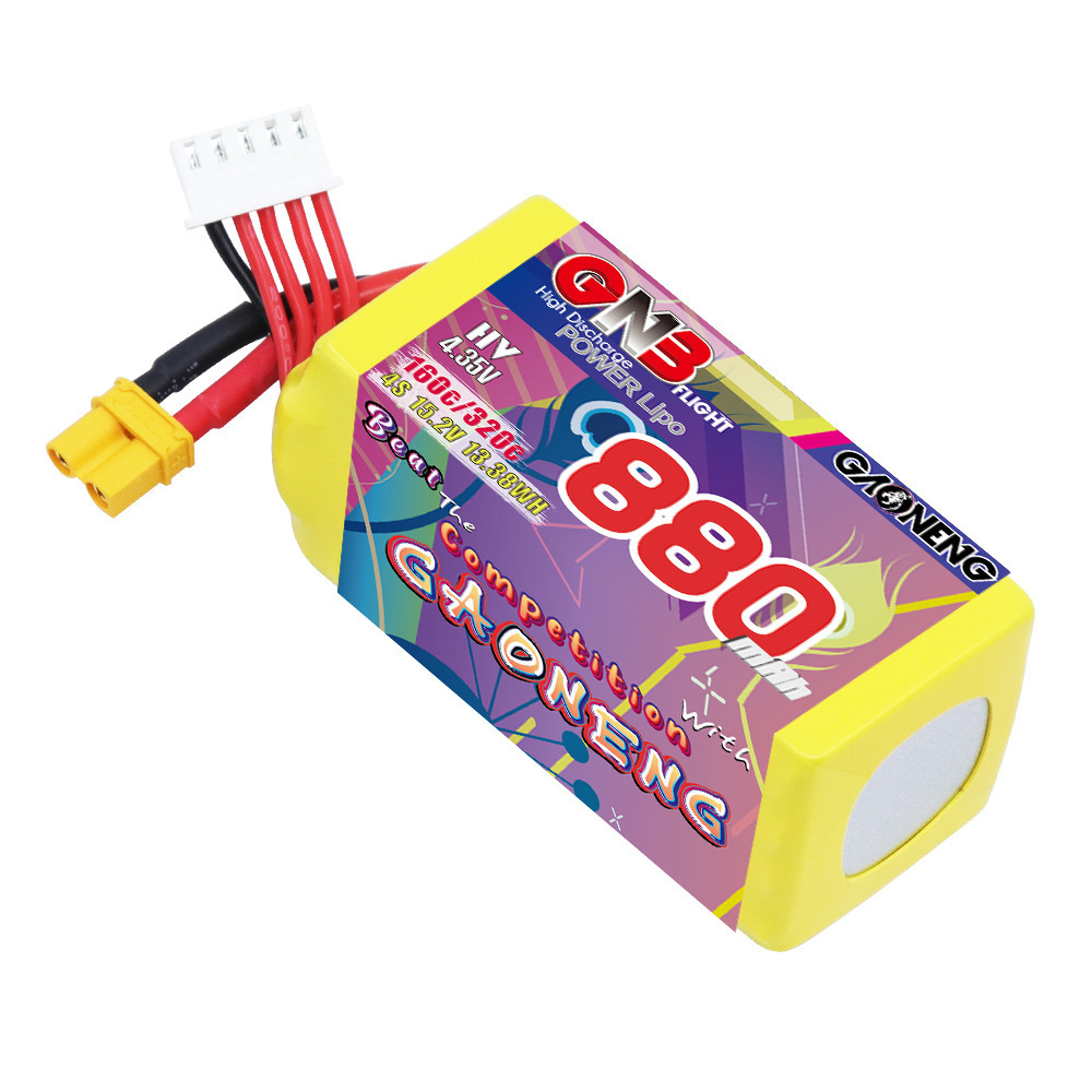 GNB 4S 880mAh 15.2V 160C/320C  - Rc Helicopter Battery avis et prix