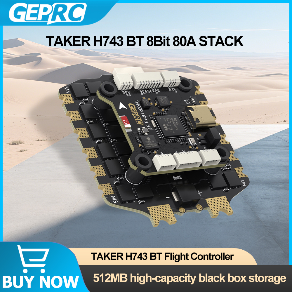 GEPRC TAKER H743 BT 8Bit 80A S - Rc Helicopter Case avis et prix