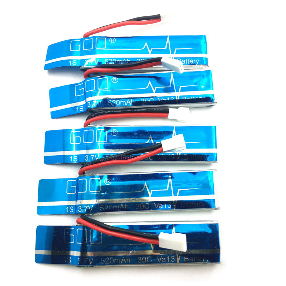 5PCS 3.7V 520mAh 30C Upgraded  - Rc Helicopter Coaxial avis et prix