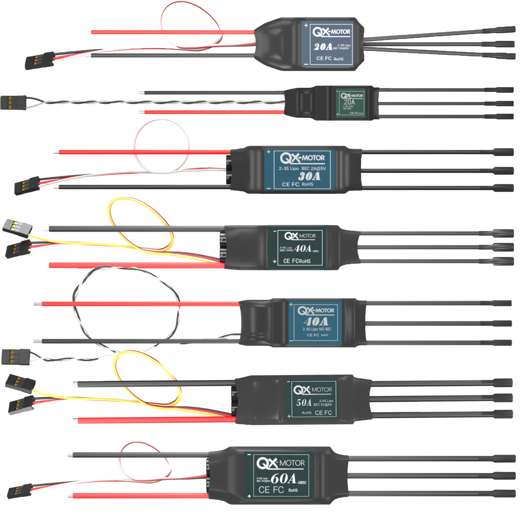 QX-MOTOR Brushless ESC series  - Rc Helicopter Battery avis et prix