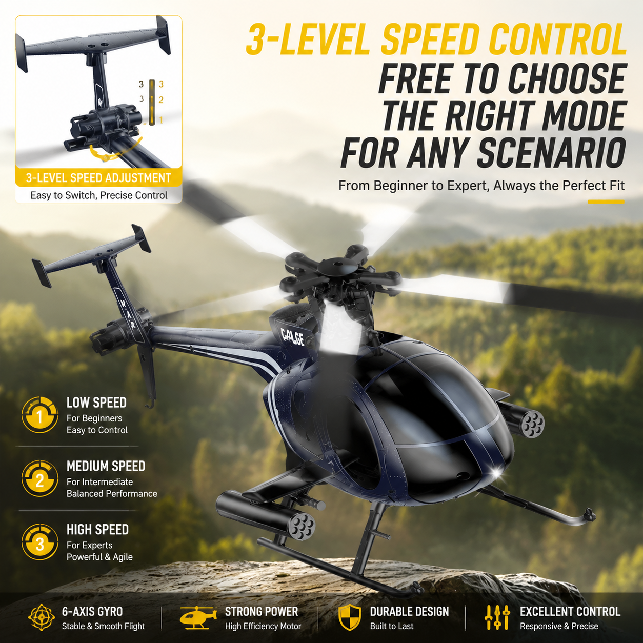 K300 6CH RC Helicopter Brushle - Rc Helicopter Gyro avis et prix