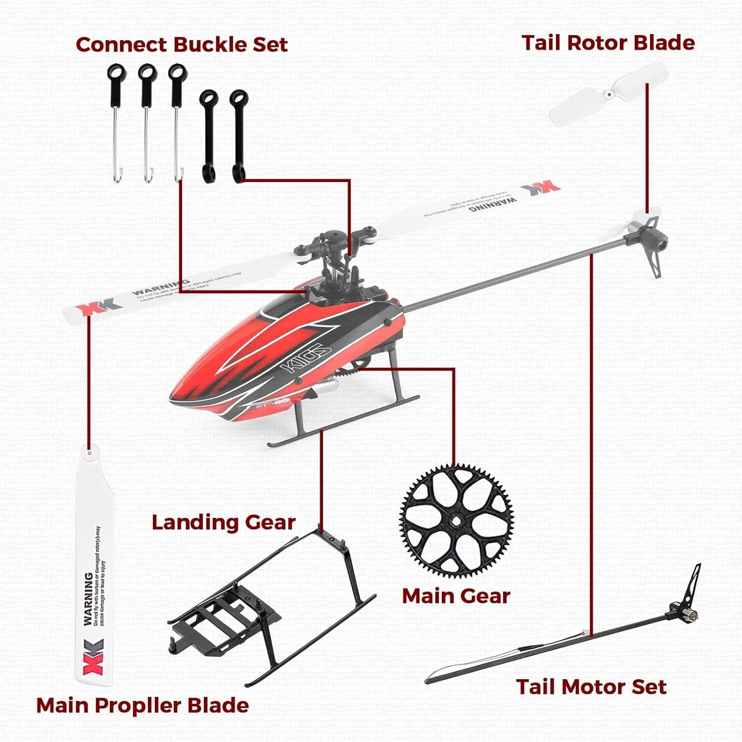 Spare Accessory Kit, Compatibl - Rc Helicopter Remote Control avis et prix
