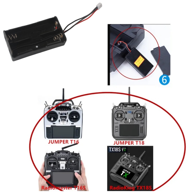 RadioMaster TX16S 2S 18650 Bat - Rc Helicopter Case avis et prix