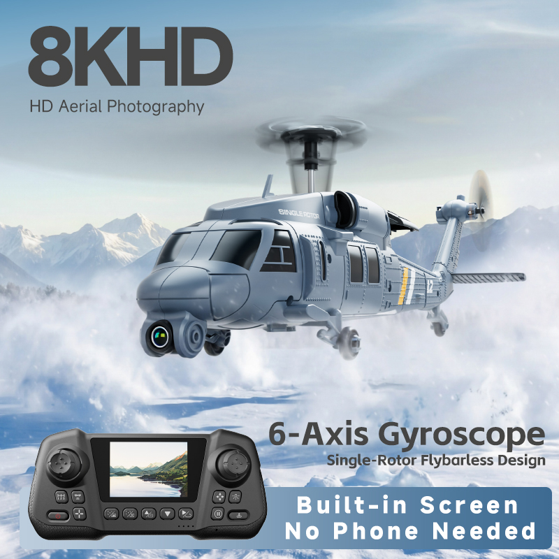 4DRC L2 RC Apache Military Fig - Rc Helicopter Single Rotor avis et prix