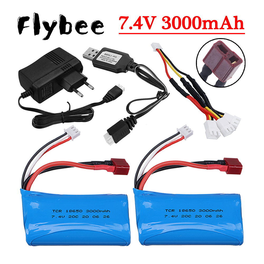 7.4V 3000mAh Li-ion Battery fo - Rc Helicopter Charger avis et prix
