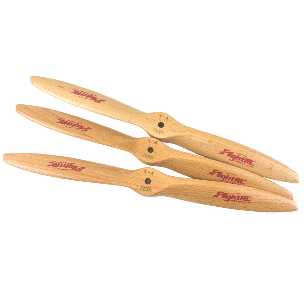 1Pc Wooden Beech Propeller CW  - Rc Helicopter Bag avis et prix