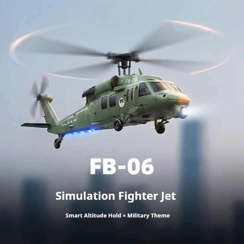 FB-06 Black Hawk Remote Contro - Rc Helicopter Gyro avis et prix