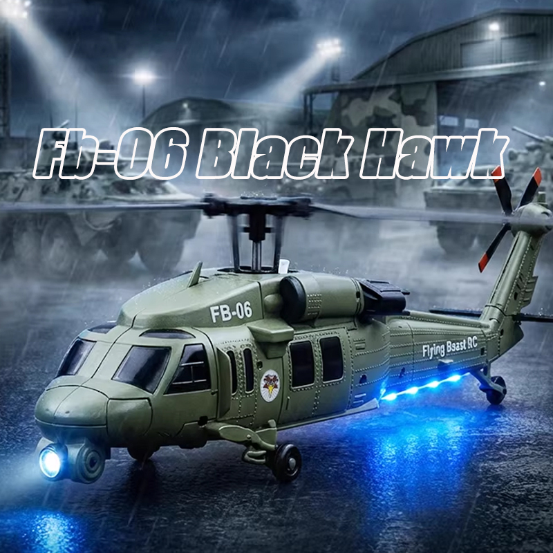 FB-06 Black Hawk Remote Contro - Rc Helicopter Gyro avis et prix