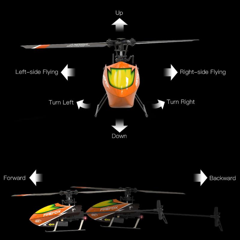 Single-Rotor Flybarless RC Hel - Rc Helicopter Single Rotor avis et prix