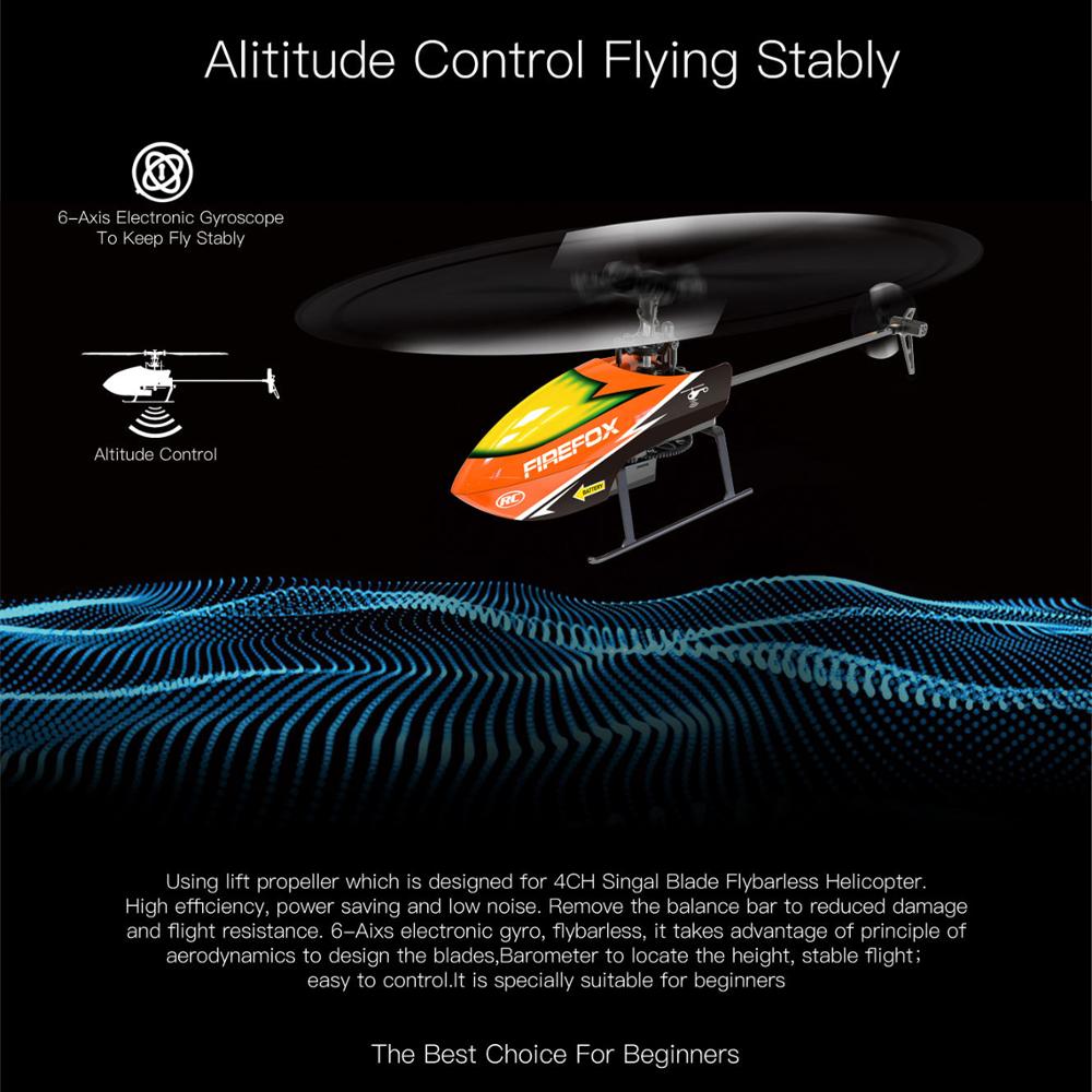 Single-Rotor Flybarless RC Hel - Rc Helicopter Single Rotor avis et prix