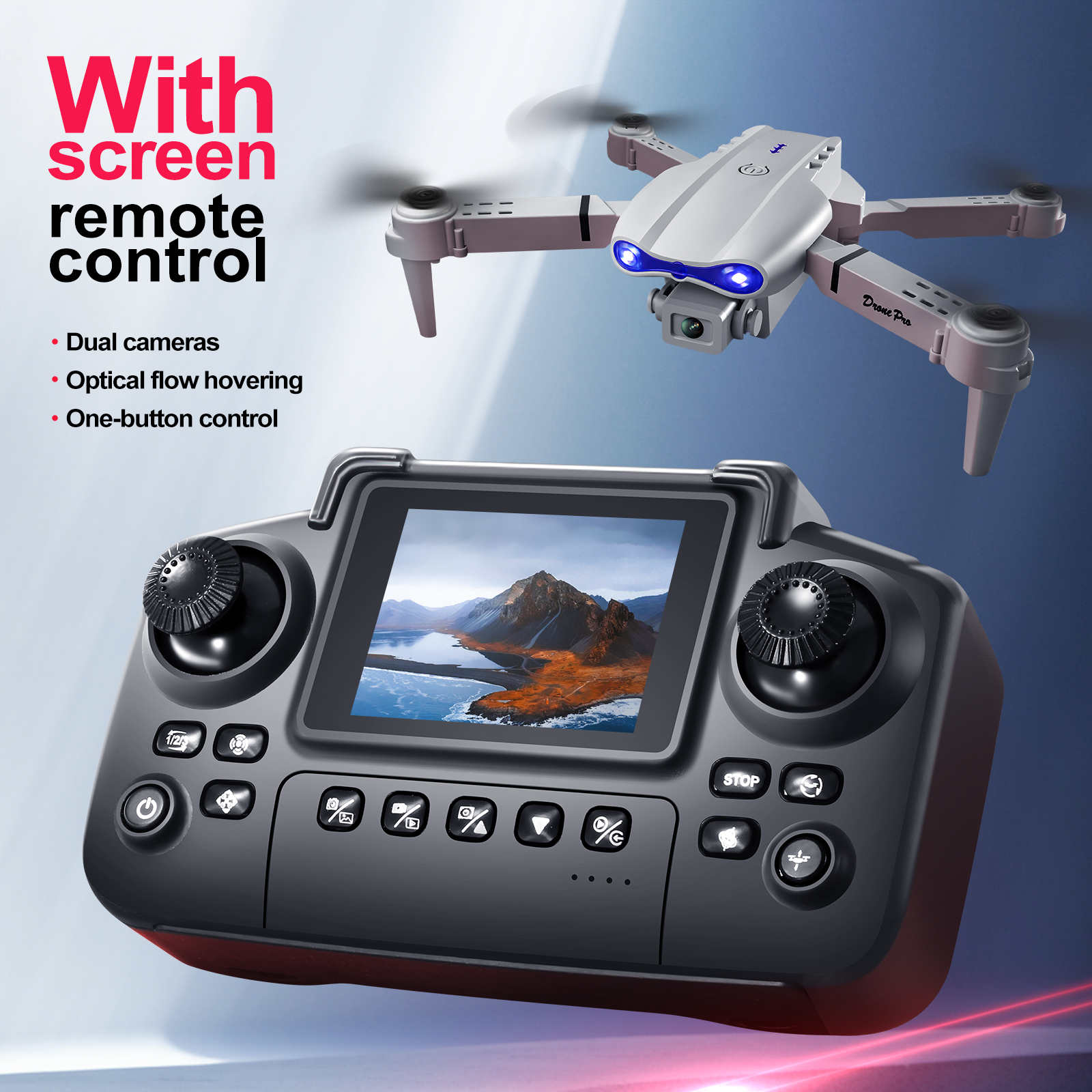 2025 New E88 E99 Upgraded Dron - Rc Helicopter Case avis et prix