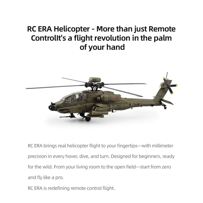 Rc Era C170 Ah 64d Apache Rc H - Rc Helicopter Single Rotor avis et prix