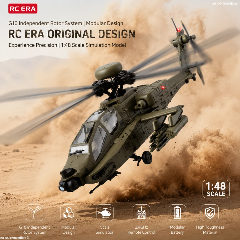 Rc Era Ah 64d Apache Helicopte - Rc Helicopter Single Rotor avis et prix