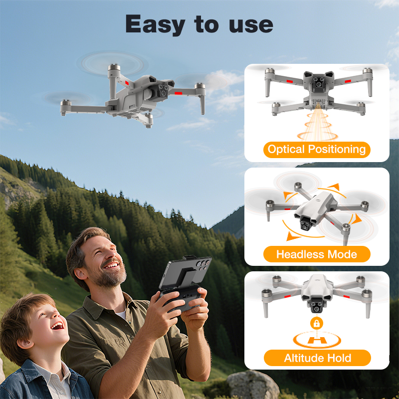 NEW Hot L017 Pro Drone Brushle - Rc Helicopter Case avis et prix