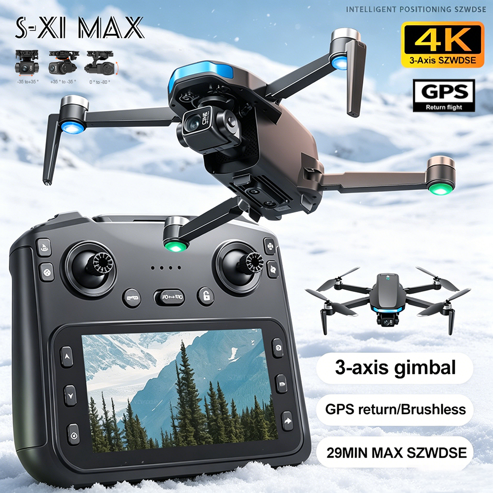 New S-X1 MAX Drone GPS 8K Prof - Rc Helicopter Case avis et prix