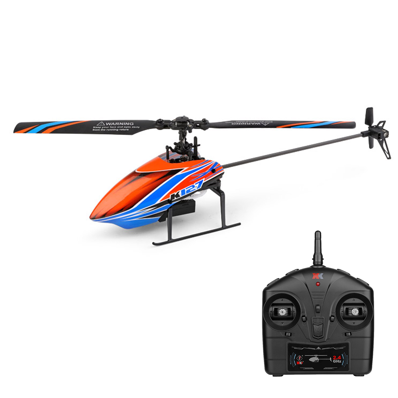 WLtoys XK K127 4CH 6-axis Gyro - Rc Helicopter Large avis et prix